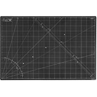 Elan Base de Corte A1 Negro y Marrón- Alfombrilla de Corte para Patchwork- Base de Corte Autocicatrizante- Tabla de…